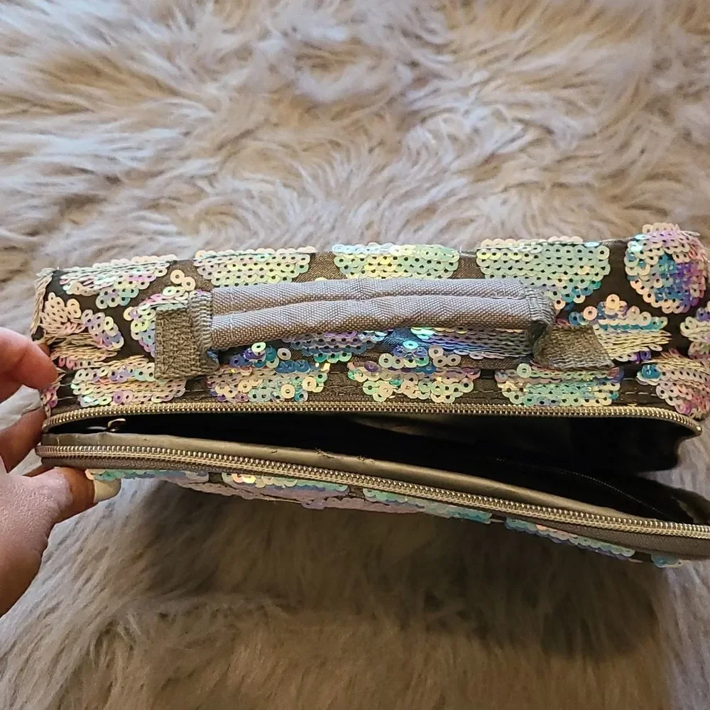 Justice girls sequin M mermaid lunchbox‎